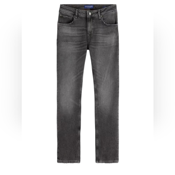 Scotch & Soda Men's Ralston Jeans Regular Slim Fit Black Wash Size W31 L32 - Picture 4 of 11